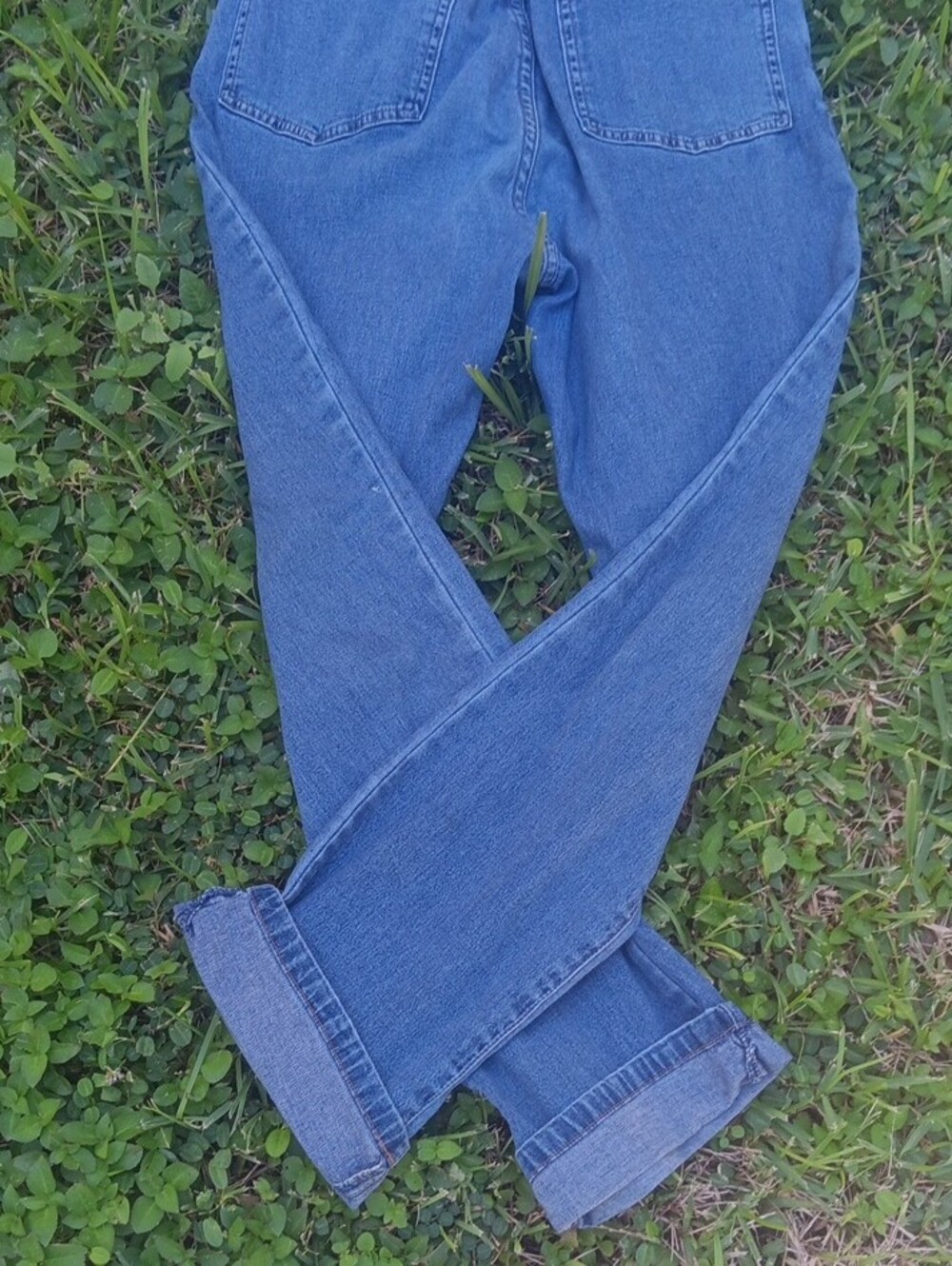 Size 8Sigrid Olsen Womens Straight-Leg Jeans in Blue.Gently Used